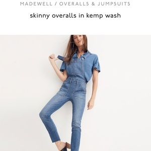 ISO Madewell skinny overalls XS